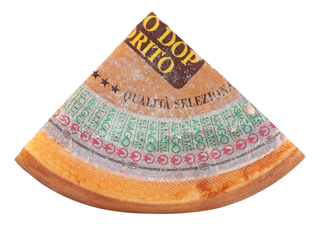 Asiago DOP, polutvrdi sir od kravljeg mlijeka, mladi, Guffanti - cca. 2,5 kg - Komad