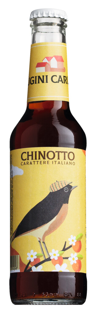 Chinotto, limonade Chinotto - bitter appelsin, Cugini Caruso - 0,275 l - Flaske