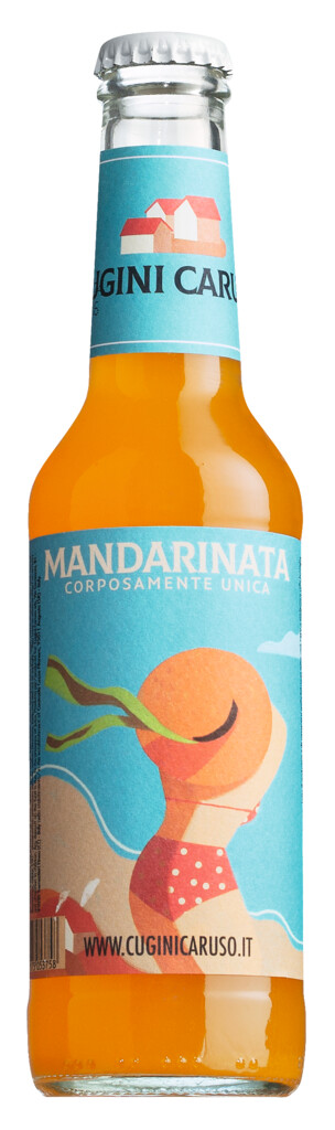 Mandarinata, limonade mandarine, Cugini Caruso - 0.275 l - Shishe