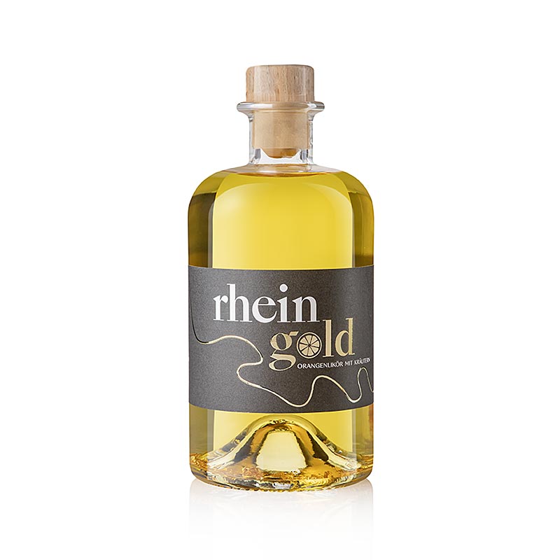 Rhein Gold - Appelsinlikoer med urter, 30% vol. - 500 ml - Flaske
