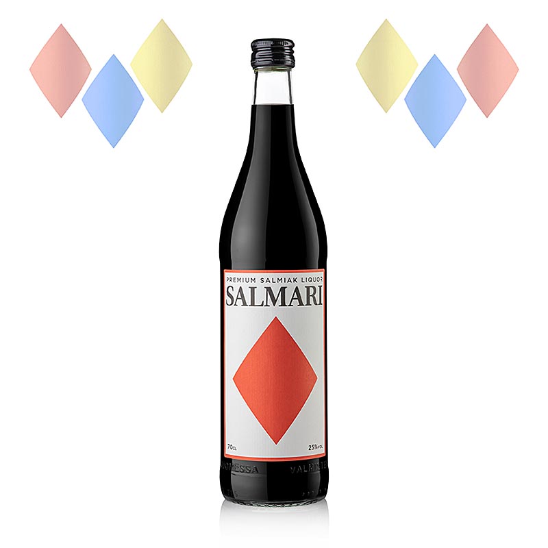 Salmari - Lichior de lemn dulce Salmiak Premium, 25% vol., Finlanda - 700 ml - Sticla