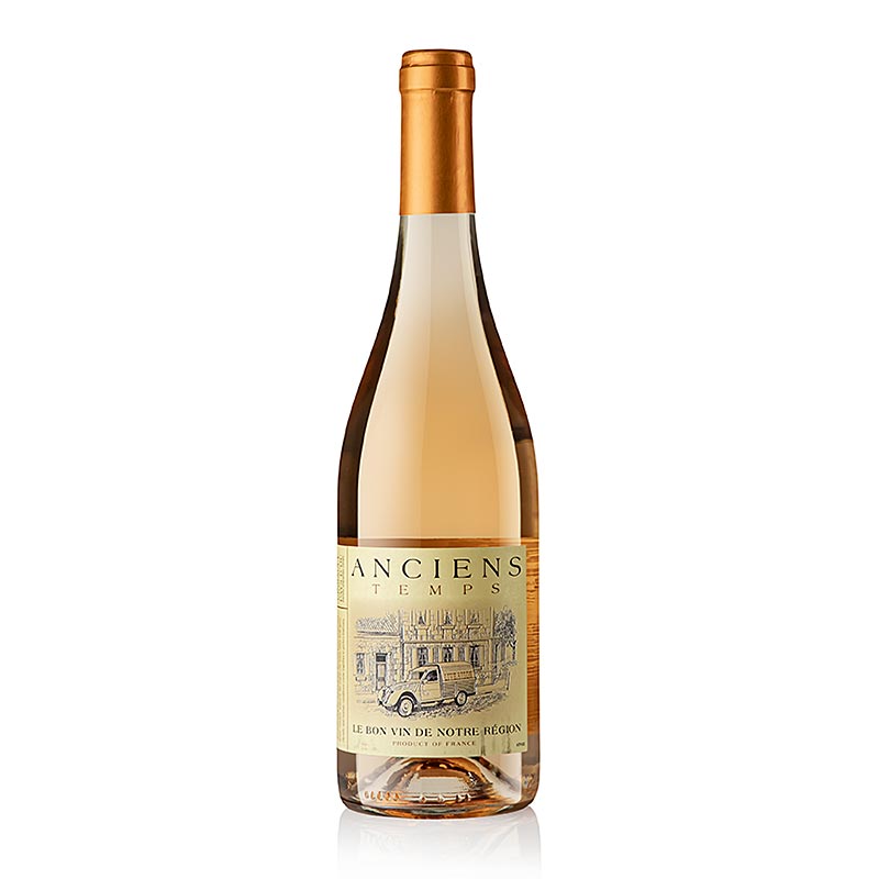 2024 Rose IGP, torr, 12,5% vol., Anciens Temps - 750 ml - Flaska
