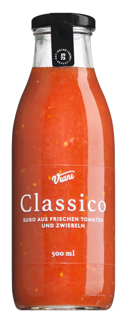 CLASSICO - Sugo tradizionale, sos de rosii clasic, Viani - 500 ml - Sticla
