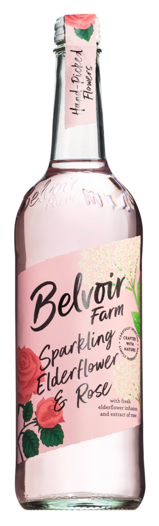 Preselheto Bodzavirag es Rozsa, Bodzavirag - Rozsa - Limonade, Belvoir - 0,75 l - Uveg