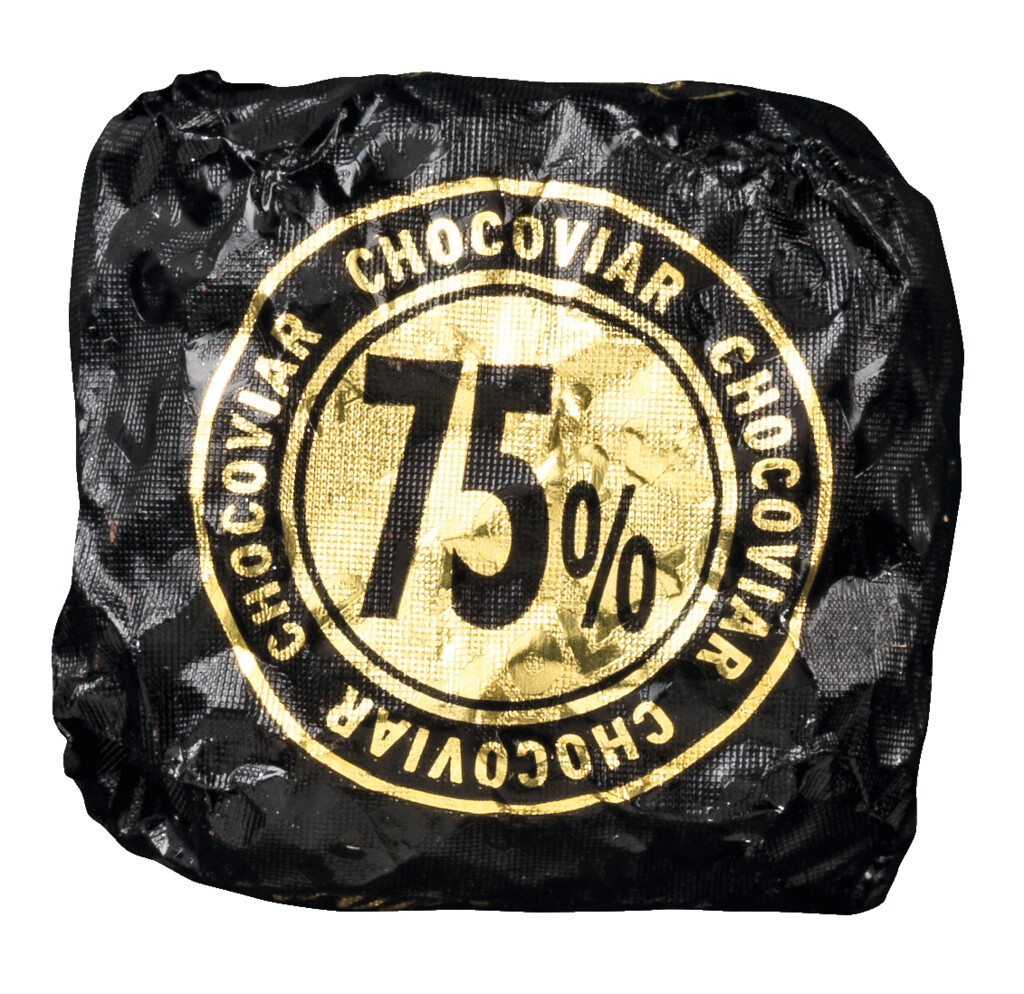 Cubotto Chocoviar 75%, Praline aus Zartbitterschokolade m.Cremefüllung, Venchi - 1.000 g - kg