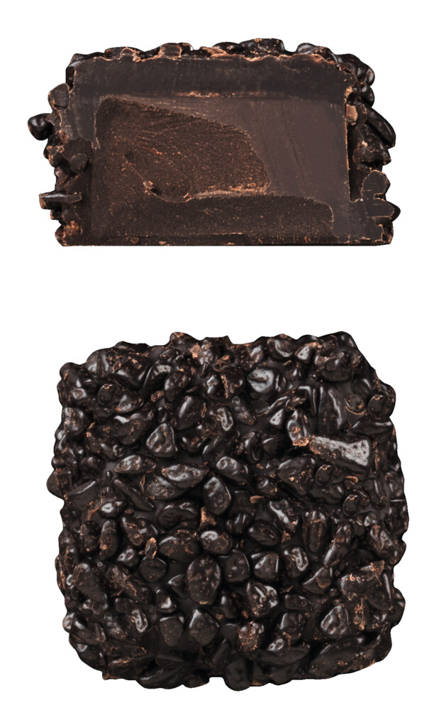 Cubotto Chocoviar 75%, praline diperbuat daripada coklat gelap dengan isi krim, Venchi - 1,000g - kg