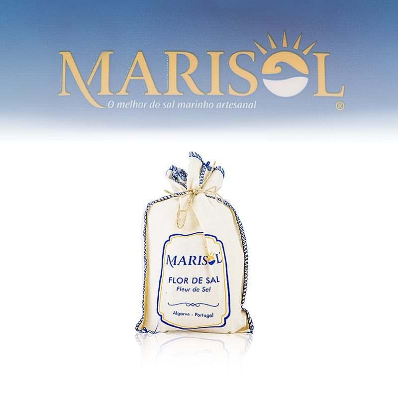 Marisol? Flor de Sal - Floarea de Sare, intr-o punga de material textil, CERTIPLANET, ORGANIC - 125 g - geanta de material textil