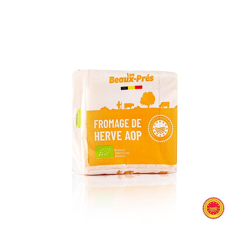 Fromage de Herve AOP, fromage belge a pate molle, bio - 100 g - Papier