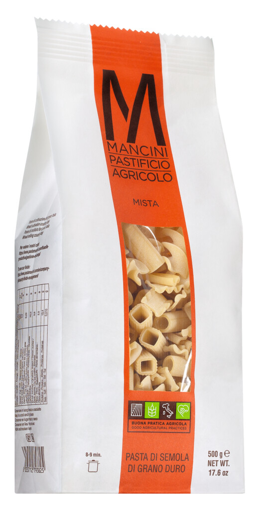Pasta Mista, durumhvete semule pasta, Pasta Mancini - 500 g - pakke