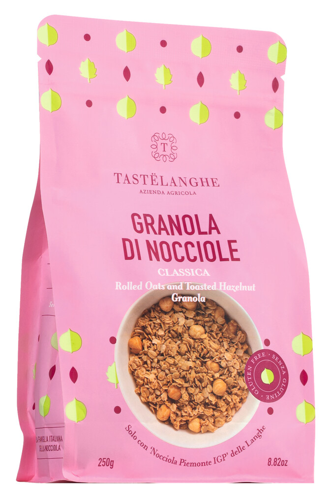 Granola nocciola classica, hrskavi musli sa ljesnjacima, Azienda Agricola TasteLanghe - 250 grama - paket
