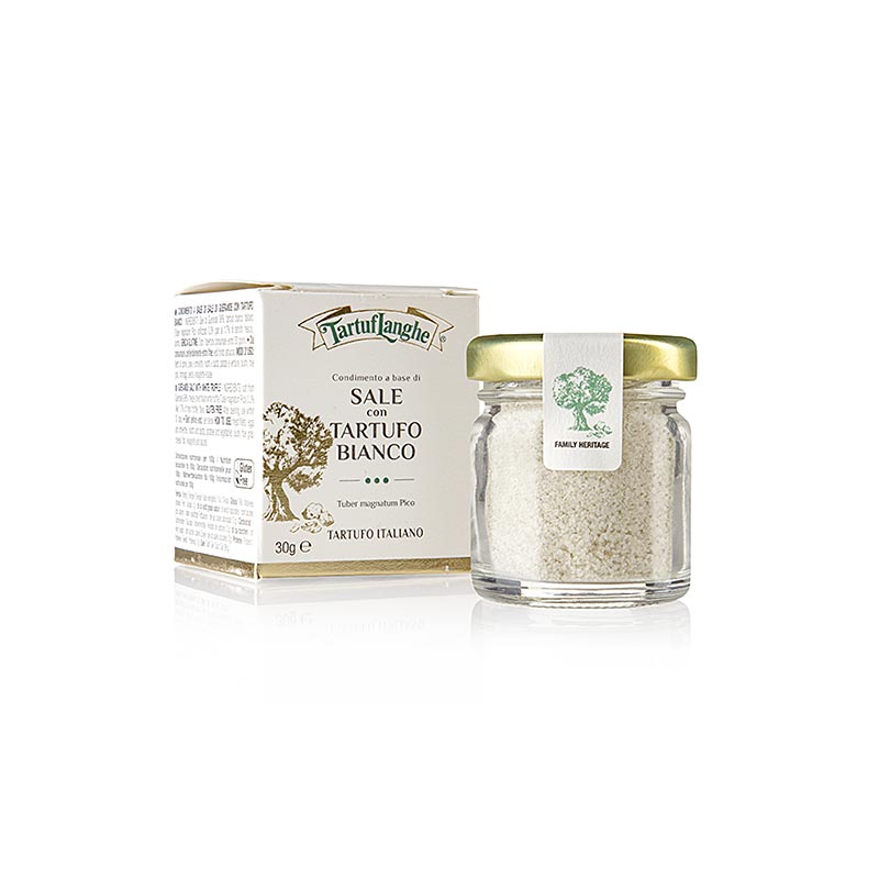 TARTUFLANGHE Sale marino francese con tartufo bianco (tuber magnatum pico) - 30 g - Bicchiere