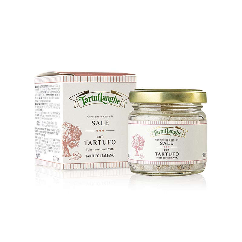 TARTUFLANGHE Francuska morska sol s ljetnim tartufom (tuber aestivum) - 90g - Staklo