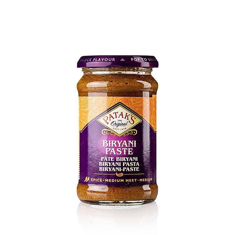 Pasta Biryani suave, Patak`s - 283g - Vaso