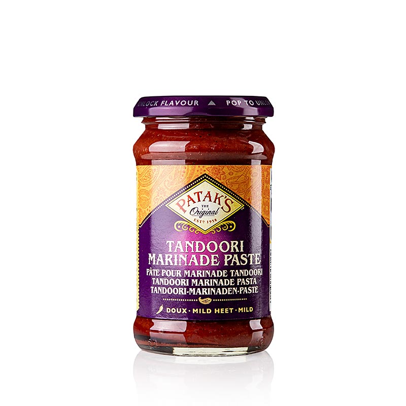 Tandoori-pasta, rød, patak`s - 312 g - glas