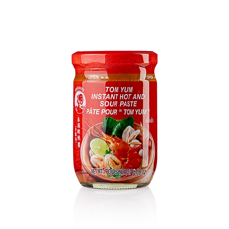Tom Yum-pasta, varm och sur till soppor - 227g - Glas