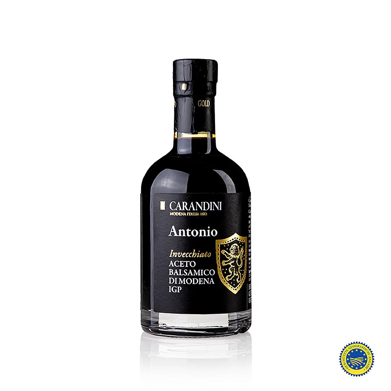 Aceto Balsamico Modena g.g.A., Antonio, invecchiato, Carandini (Präsentkarton) - 250 ml - Karton