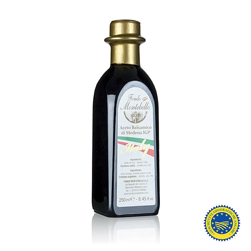 Aceto Balsamico di Modena IGP, Italija, Fondo Montebello - 250 ml - Steklenicka