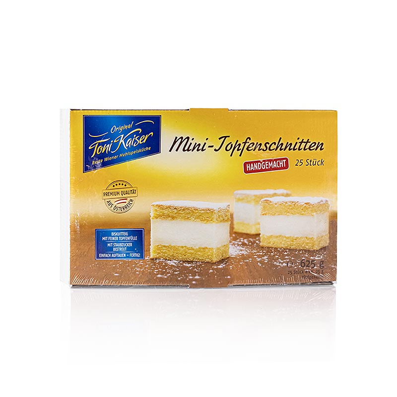 Mini ostursneidhar, Toni Kaiser - 625 g, 25 stykki - kassi