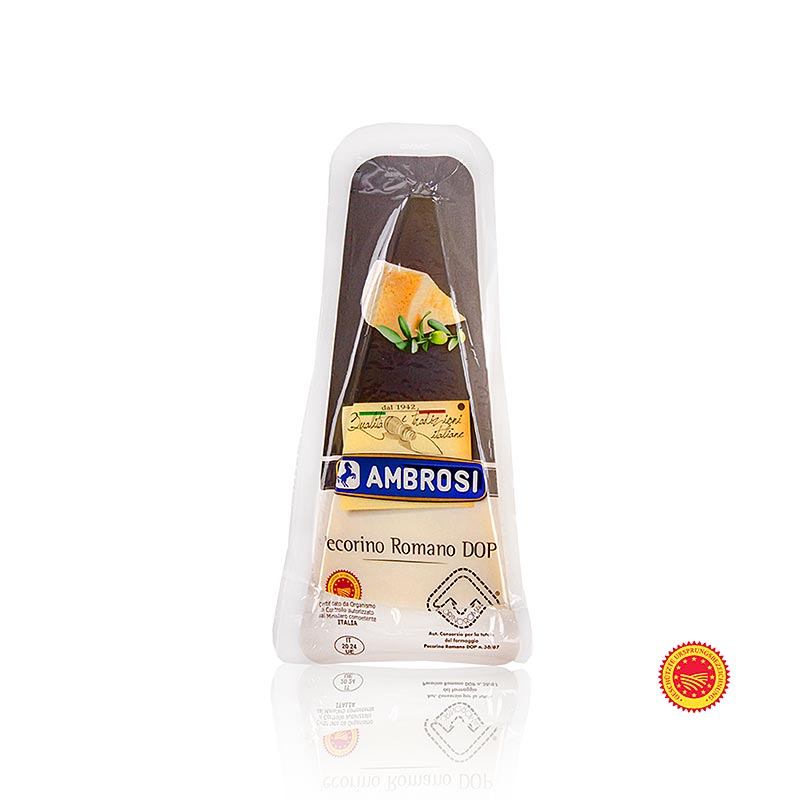 Pecorino Romana, DOP, keju keras yang terbuat dari susu domba, Ambrosi - 200 g - kekosongan