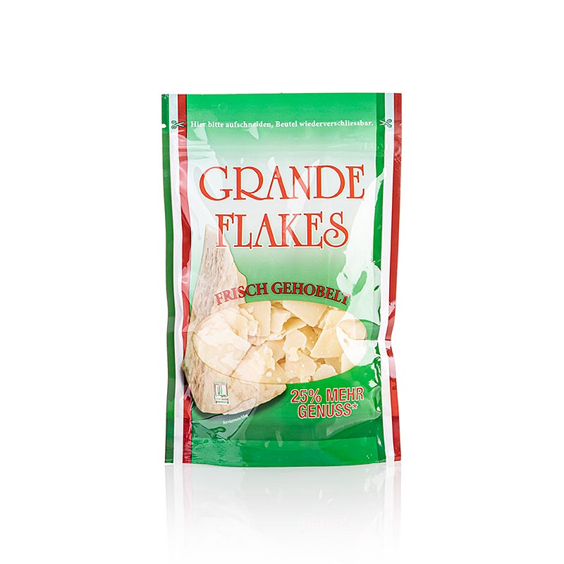 Grande Hard Cheese - platki z sera z mleka krowiego, 12 miesiecy, Viva Italia - 125 gramow - torba