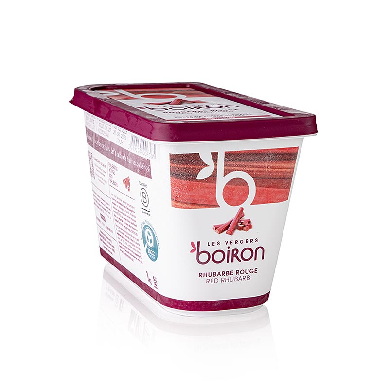 Pure de ruibarbre Boiron, vermell, sense sucre (ARR0C6) - 1 kg - Closca de PE