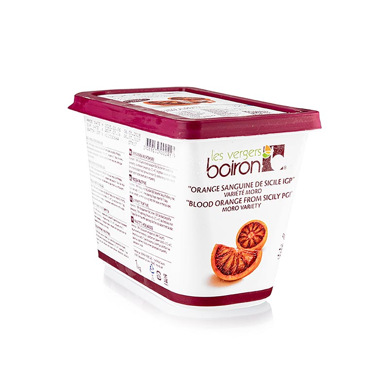 Boiron blodapelsinpure (Sicilien SGB), osotad - 1 kg - PE-skal