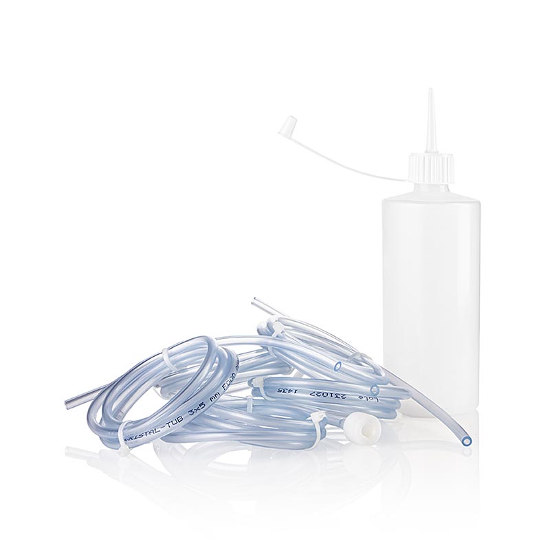 Set za spagete, boca s rasprsivacem i 5 crijeva (po 1 m), adapter za Espuma rasprsivac - 7 komada - Karton