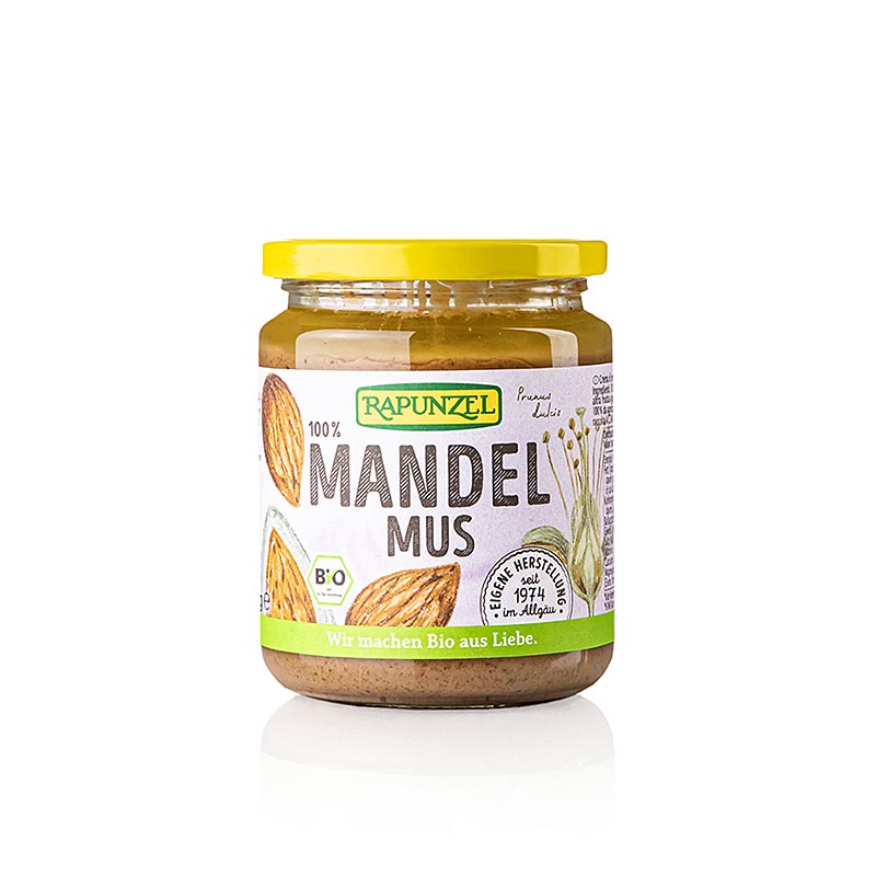 Mandelsmoer, brunt, vegansk, Rapunzel, oekologisk - 250 g - Glass