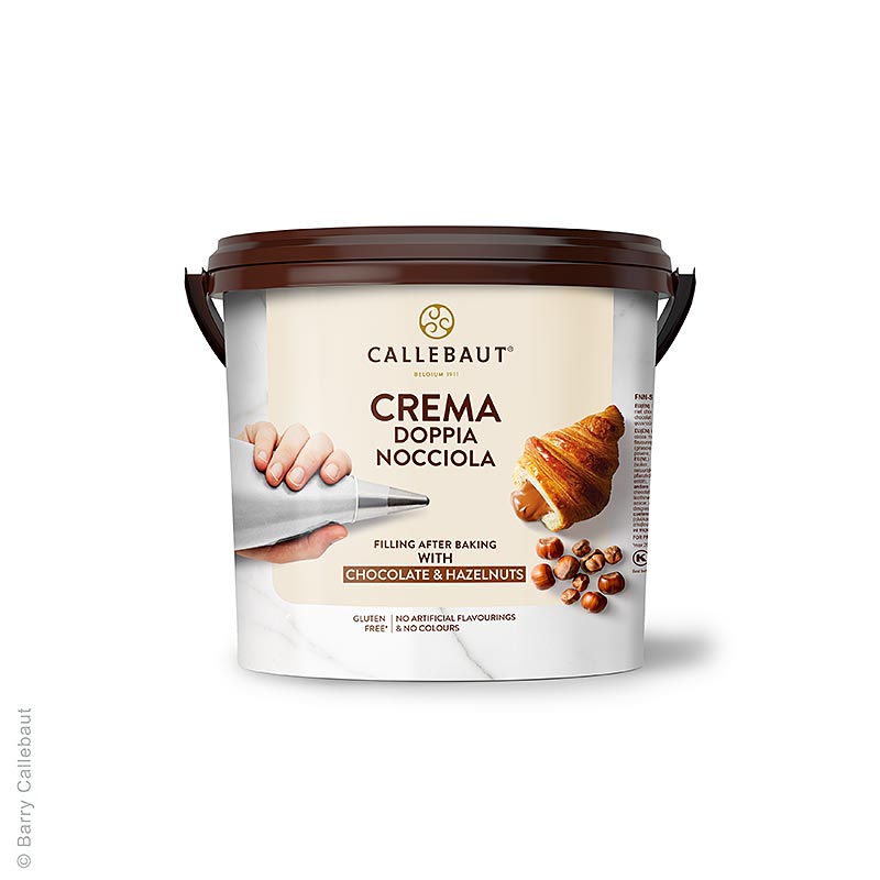 Crema - Doppia Nocciola, hazelnut panggang, Callebaut (FNN?S1835?651) - 5kg - Baldi Pe