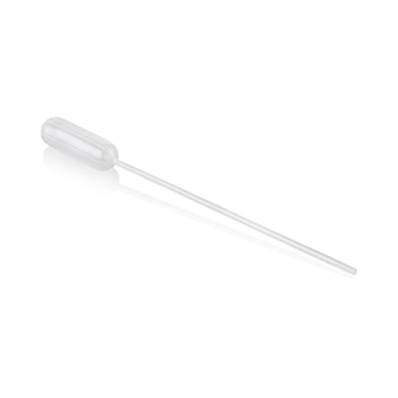 Pipette Pasteur, volume d`aspiration 3ml, 15cm de long, plastique - 1 pc - en vrac