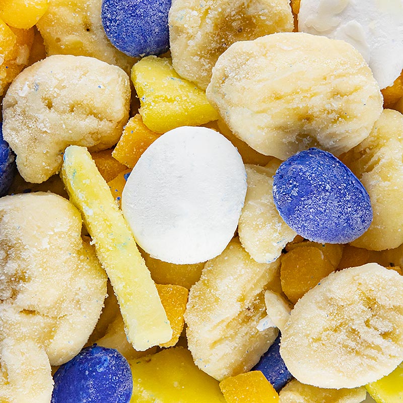 Mangkuk Smoothie Bali POMOM (pisang, mangga, nanas, kelapa, spirulina) - 4.4 kg, 20 x 220g - Kadbod