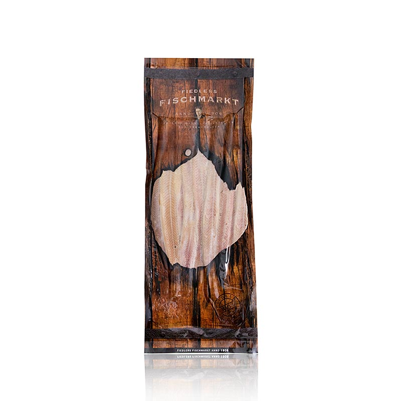 Filet d`anguille fume au bois de hetre, sans peau - 500 g - vide