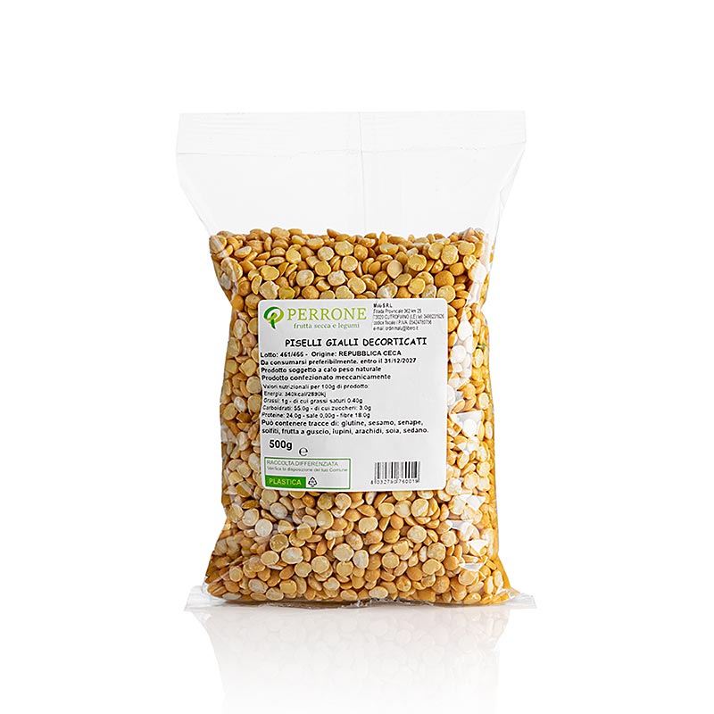 Bizele te verdha, te prera pergjysme, te thata, Perrone, Itali - 500 g - cante