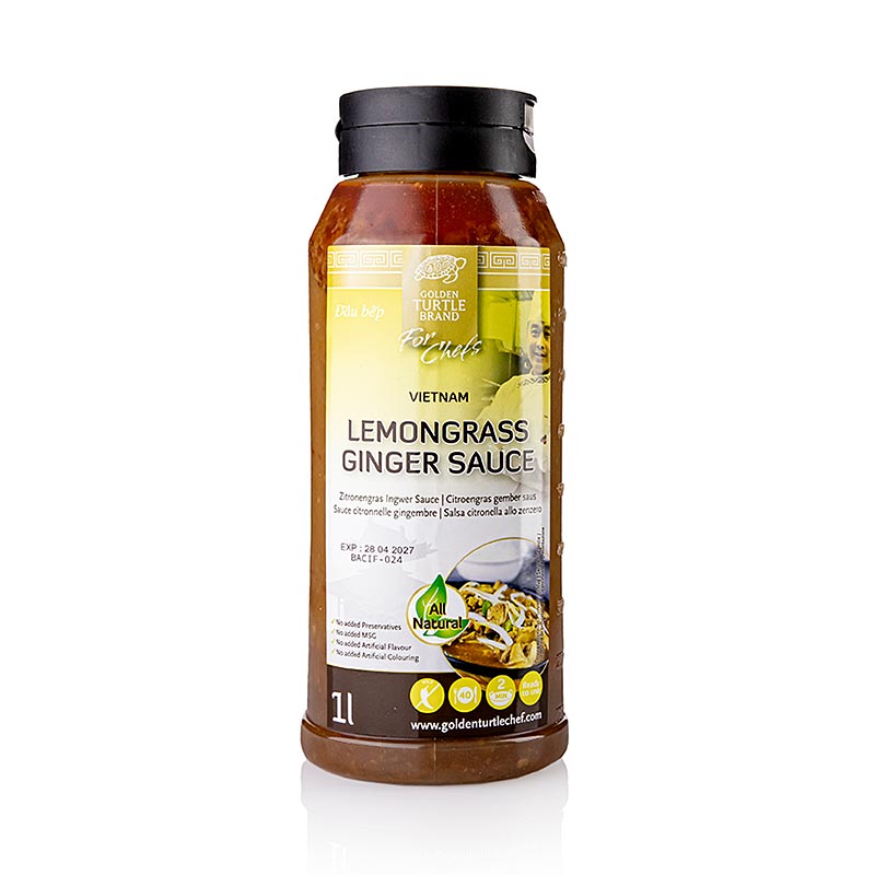 Baza de sos cu lemongrass si ghimbir, Golden Turtle - 1 litru - Canistra Pe.
