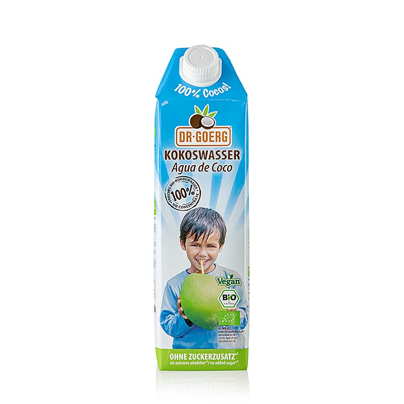 Aigua de coco Dr.Goerg, ecologica - 1 l - Tetra Pak