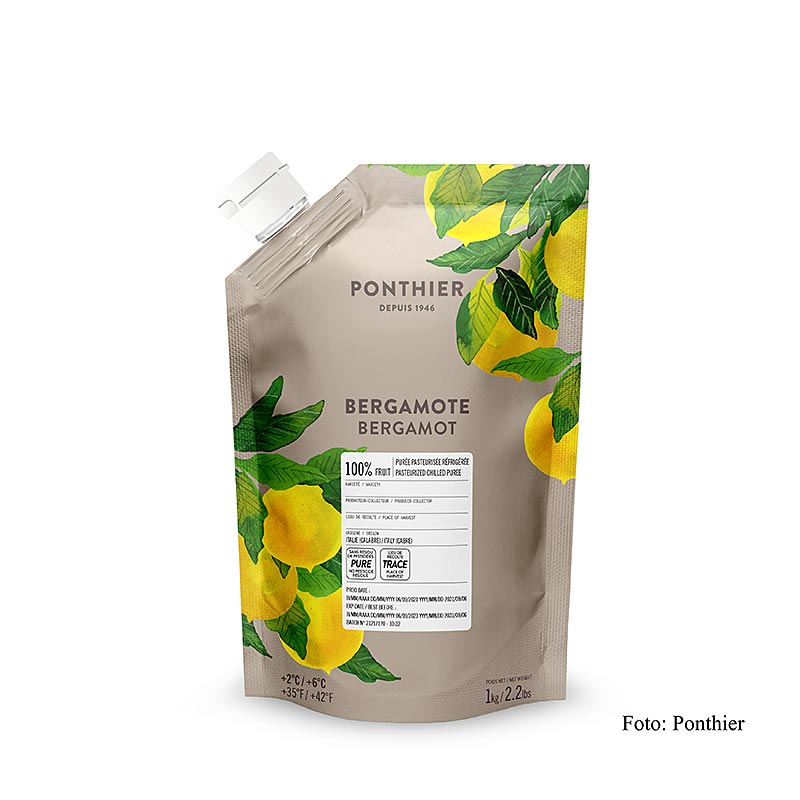 Pire od bergamota, nezasladen, 100% voce, Ponthier - 1 kg - vrecica