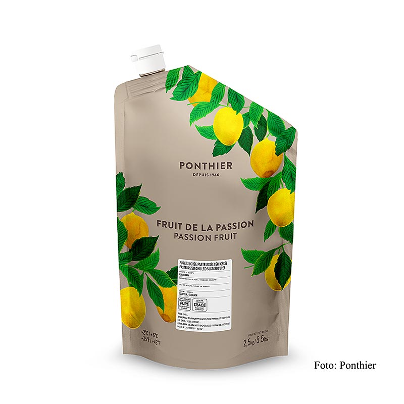 Ponthier pire od marakuje (marakuja), sa secerom, 2,5kg - 2,5 kg - 