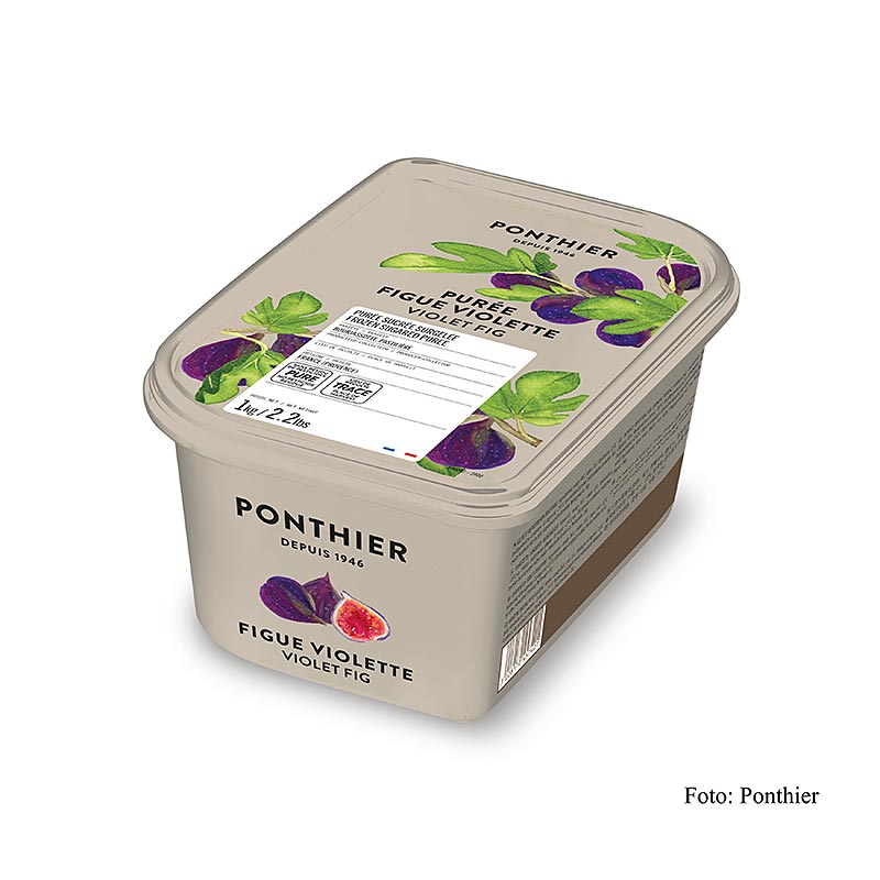 Puree de figues, au sucre, Ponthier - 1 kg - Coque en PE