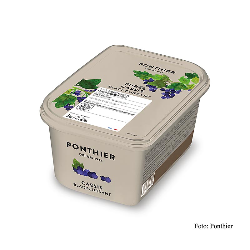 Pure tranbar, med socker, Ponthier - 1 kg - Skal
