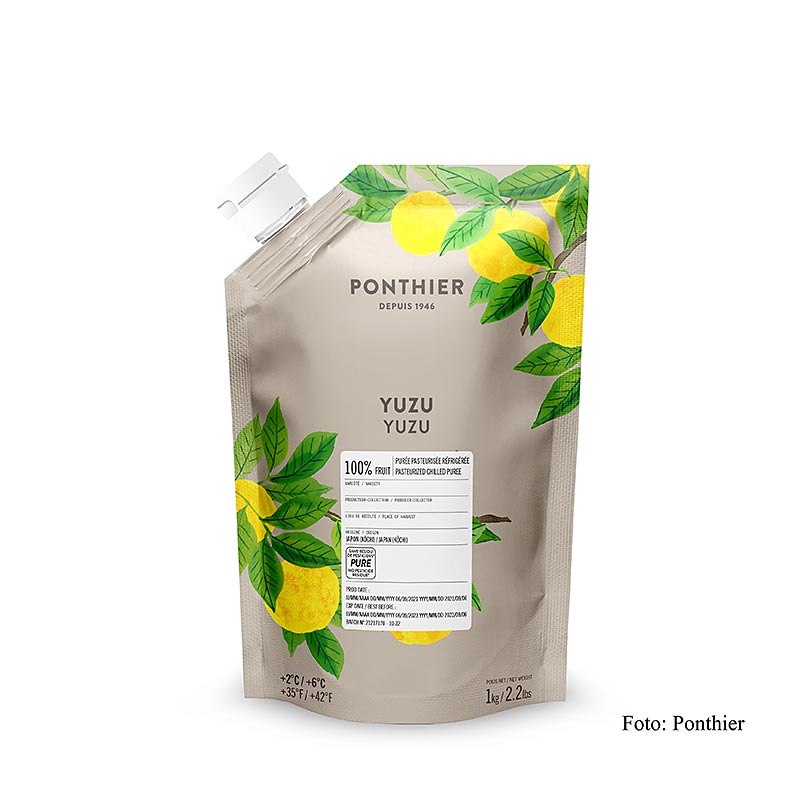Pyre Ponthier Yuzu, neslazene, 100% ovoce - 1 kg - Taska