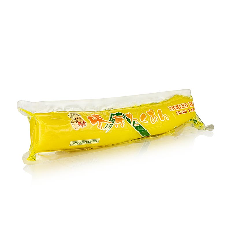 Rabanete Takuwan, amarelo, inteiro, em conserva agridoce, China - 500g - vacuo