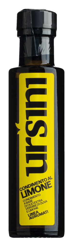 Olio Limone Giallo, azeite com limao, ursini - 100ml - Garrafa