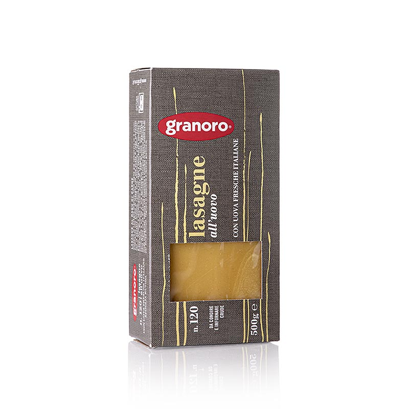 Granoro lasagna with egg, 82 x 60 x 1mm, No.120 - 500g - Bag