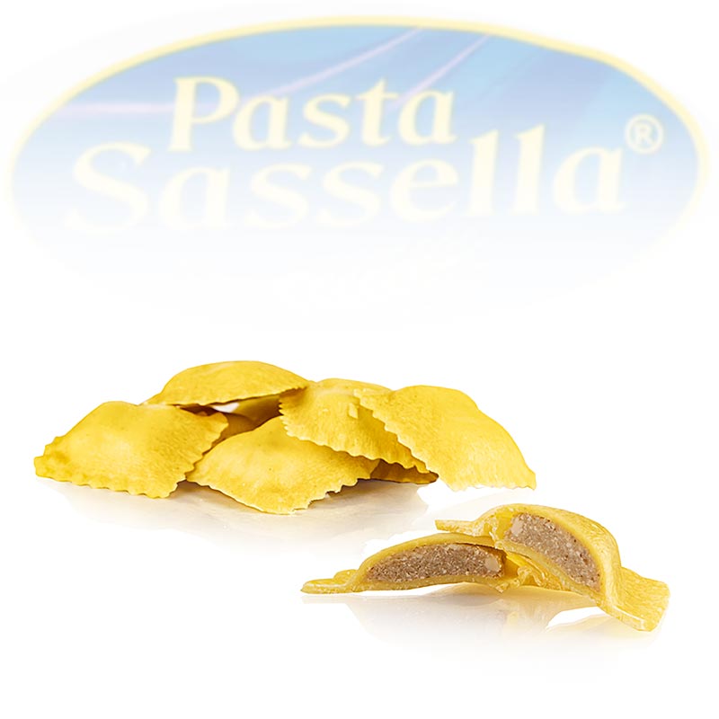 Svezi ravioli/panzerotti z nadevom iz rikote in jurckov, testenine sasella - 500 g - torba