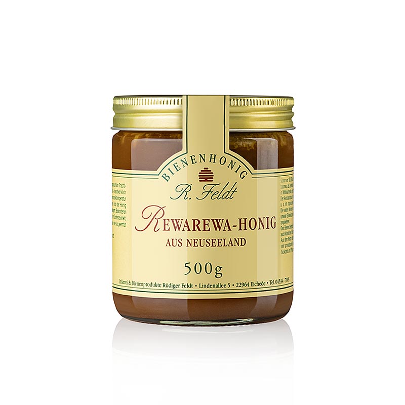 Rewarewa med, Novi Zeland, Feldt - 500 g - Staklo