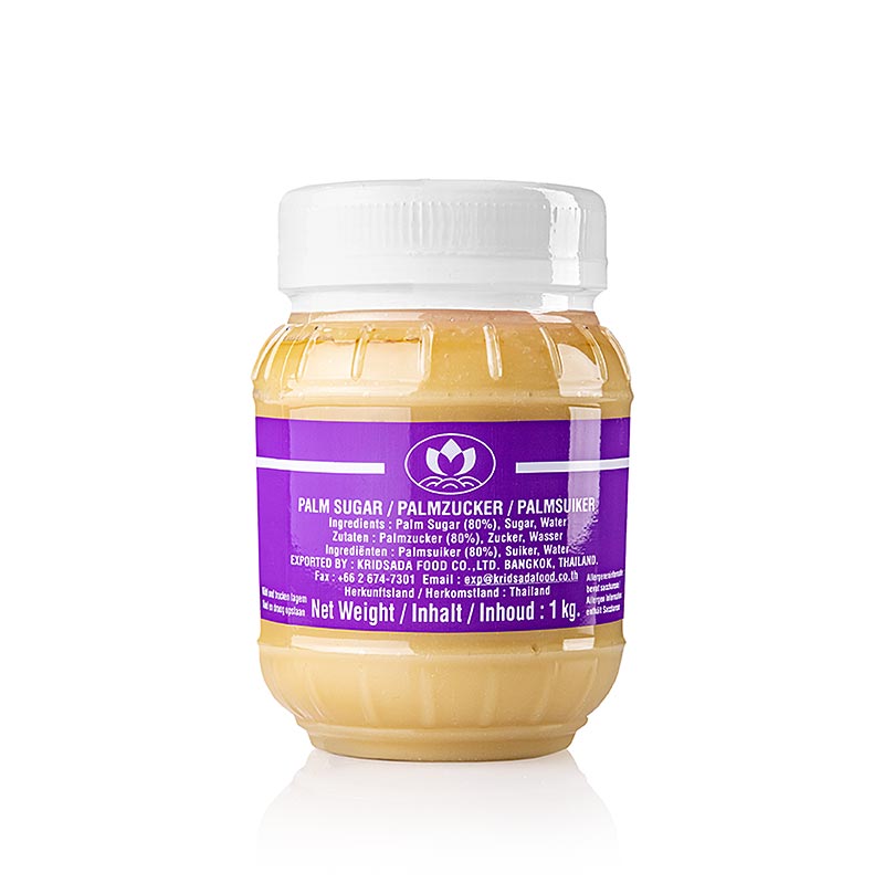 Palmusokeri, tahnamainen - 1 kg - Lasi