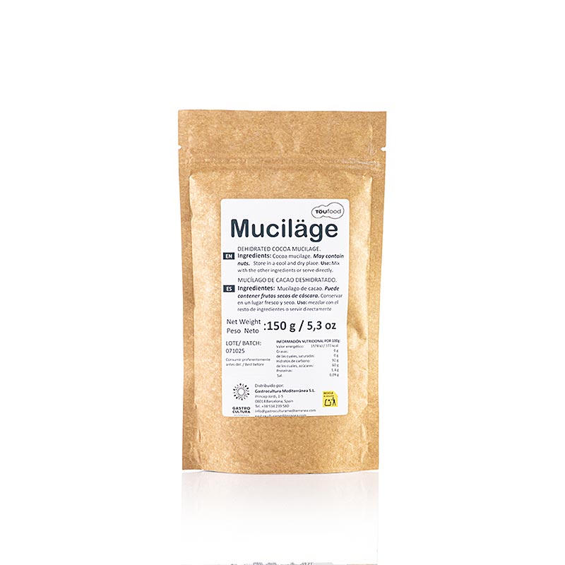 LYOFEELING MUCILAGE CACAO, dondurularak kurutulmus kakao posasi, TOUFOOD - 150 g - PE dozu