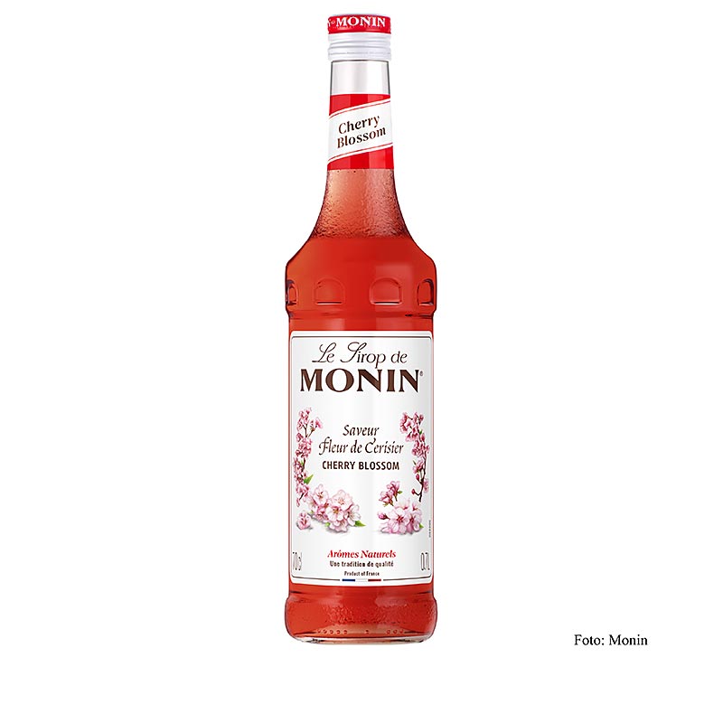 Monin Kirschblütensirup (Cherry Blossom, Fleur de Cerisier) - 750 ml - Flasche