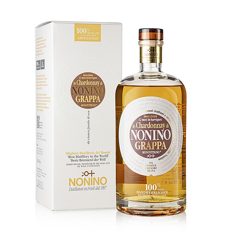 Grappa Monovitigno Lo Chardonnay Vaten, grappa grappa, 41% vol., Nonino - 700 ml - fles