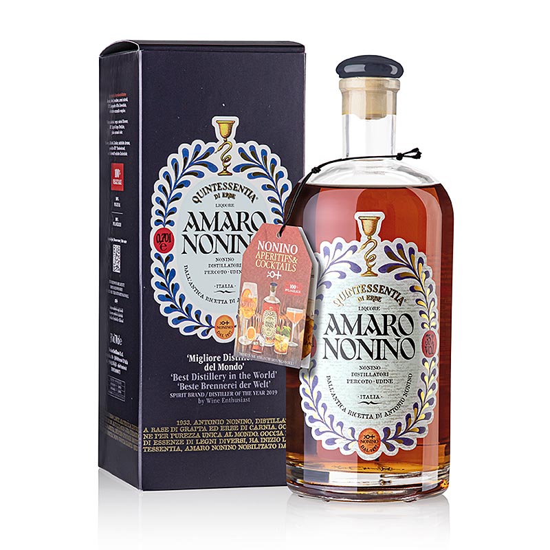 Amaro Quintessentia, liquore alle erbe con acquavite d`uva UE, 35% vol., Nonino - 700ml - Bottiglia